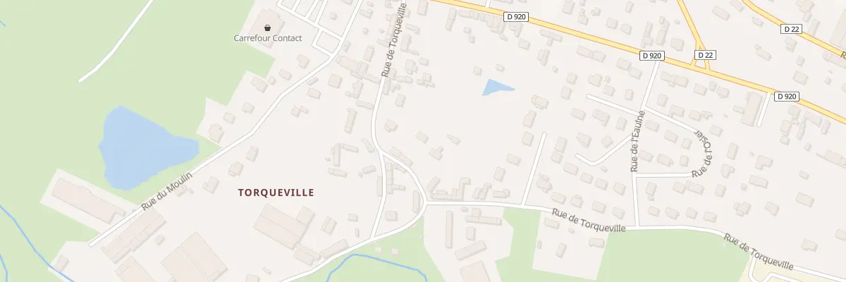 Plan du 34 Rue de Torqueville à Envermeu