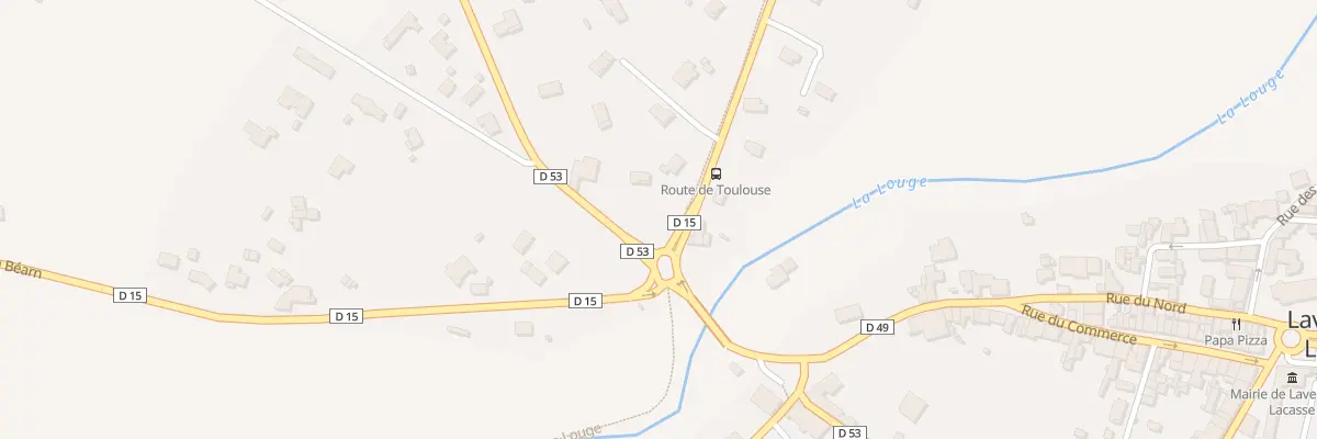 Plan du 1B Rte de Toulouse à Lavernose-Lacasse