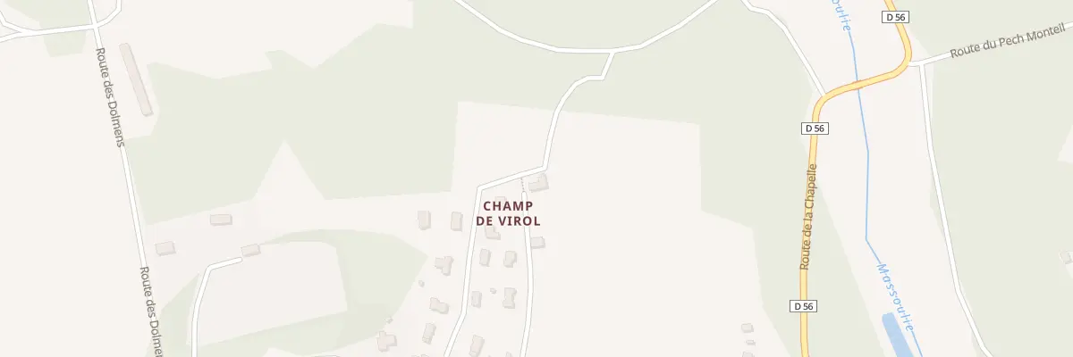 Plan du 244 Che de Champ de Virol à Proissans