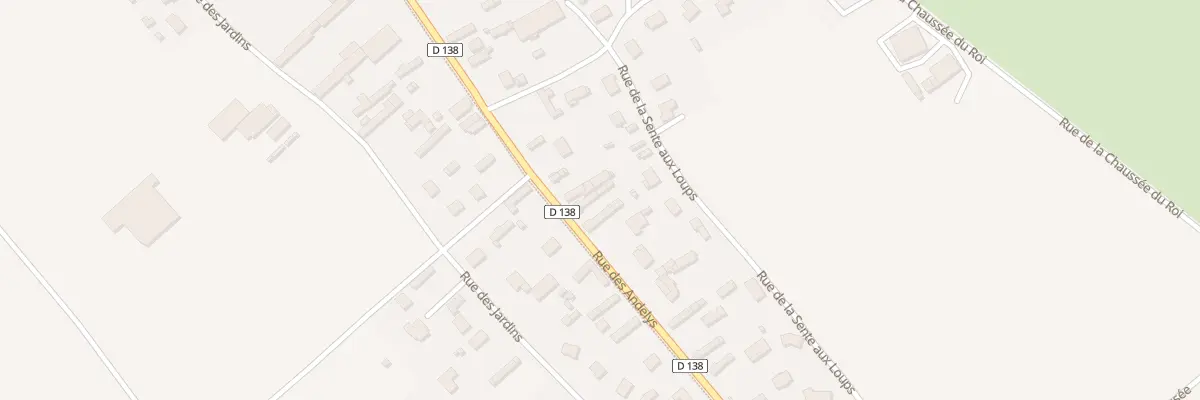 Plan du 3497 Rue des Andelys à La Neuville-Chant-d’Oisel
