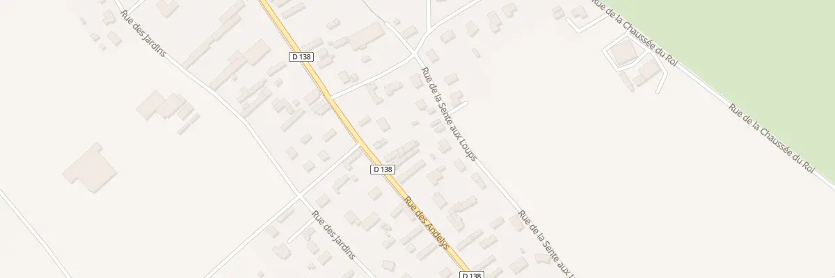 Plan du 244 Rue de la Sente aux Loups à La Neuville-Chant-d’Oisel