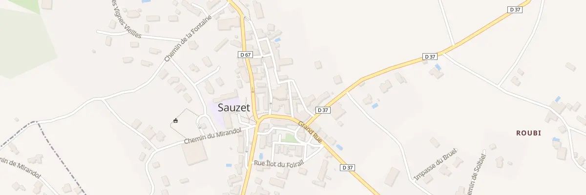 Plan du 30 Rue des Greniers à Sauzet