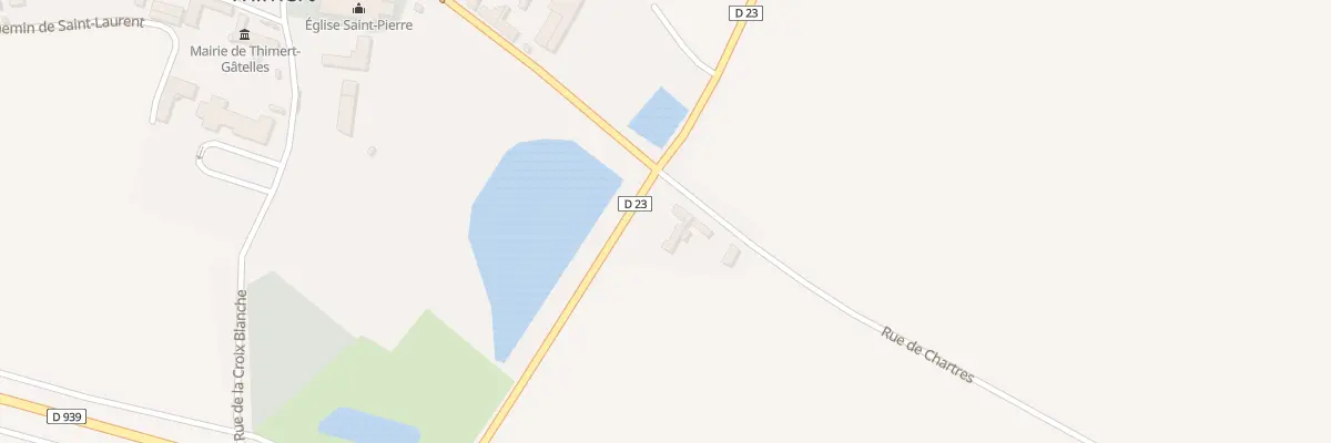 Plan du 2 Rue de Chartres à Thimert-Gâtelles