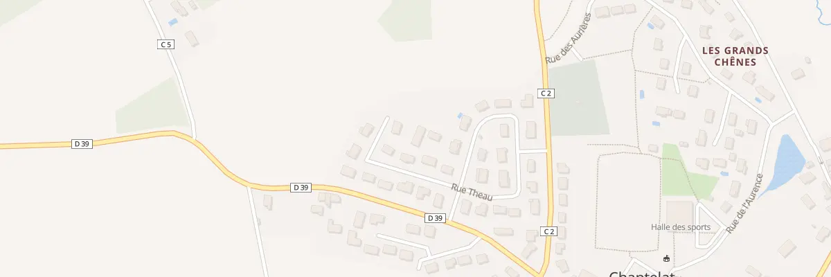 Plan du 32 Rue Théau à Chaptelat