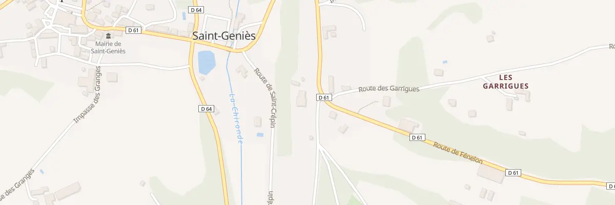 Plan du 196 La Gare à Saint-Geniès