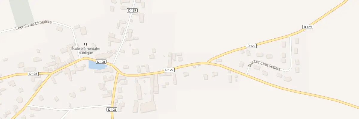 Plan du 10 Rue de la Mare Bénite à Marchéville