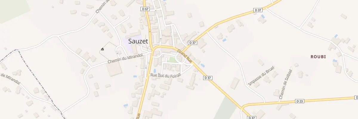 Plan du 4 Pl du Foirail à Sauzet