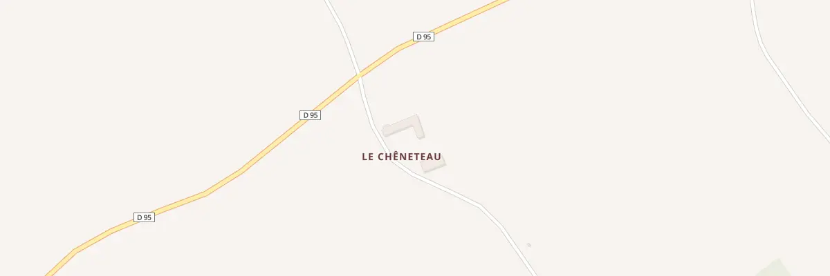 Plan du 1 Le Cheneteau à Morée