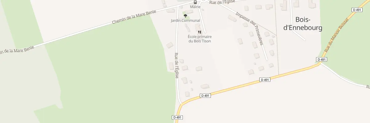 Plan du 6030 Hameau de l’Eglise à Bois-d’Ennebourg