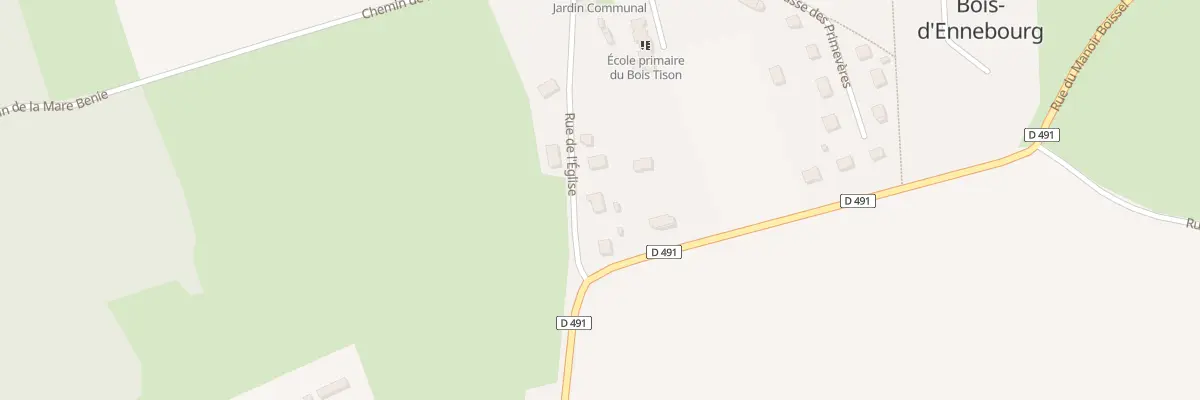 Plan du 68 Rue de l’Eglise à Bois-d’Ennebourg