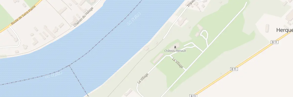 Plan du 20 Le Village à Herqueville