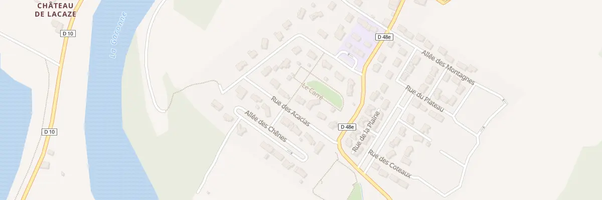 Plan du 7 Rue des Accacias à Capens