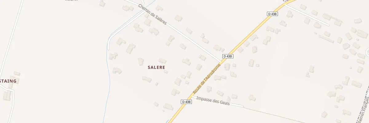 Plan du 265B Rte de l’Aerodrome à Lherm