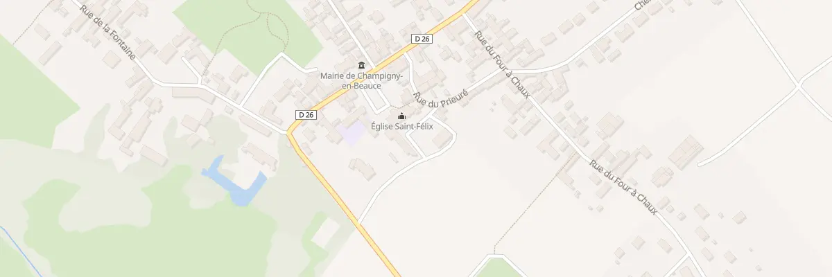 Plan du 5 Rue du Prieuré à Champigny-en-Beauce