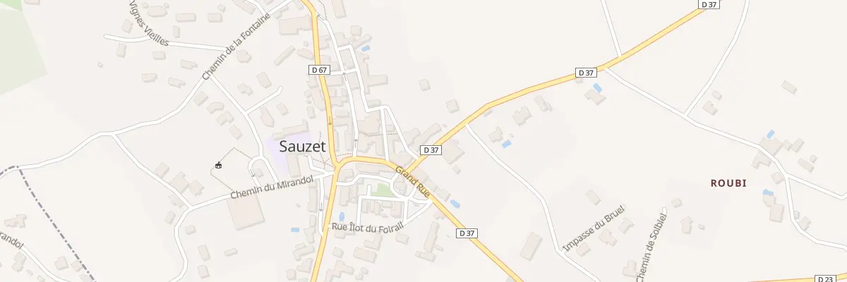 Plan du 43 Rte d’Albas à Sauzet