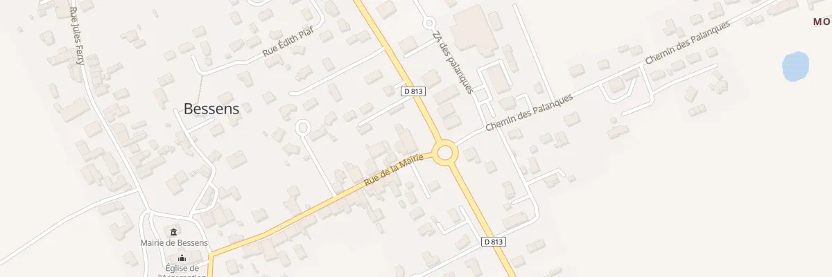 Plan du 291 Rue de la Mairie à Bessens