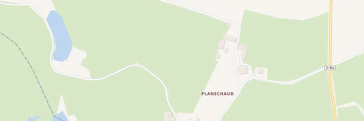 Plan du 6 Planechaud à Saint-Sornin-Leulac
