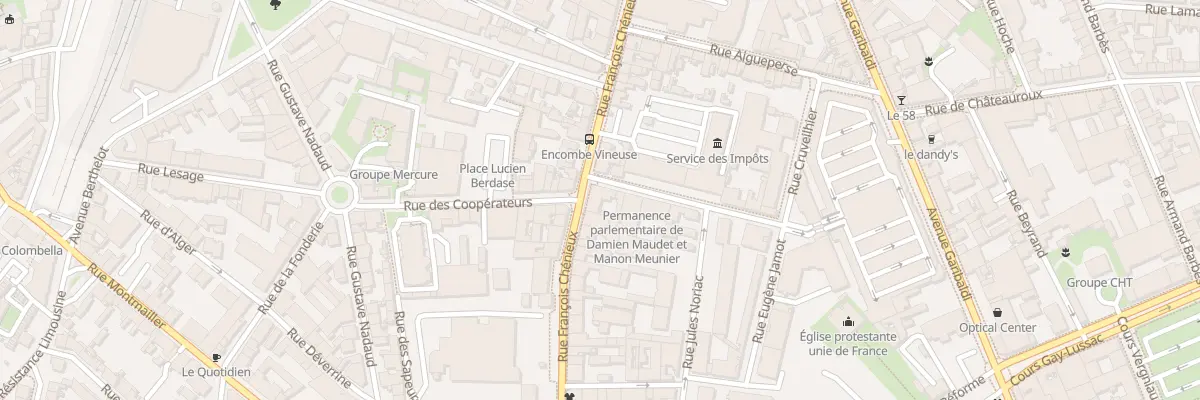 Plan du 49 Rue Cruveilhier à Limoges
