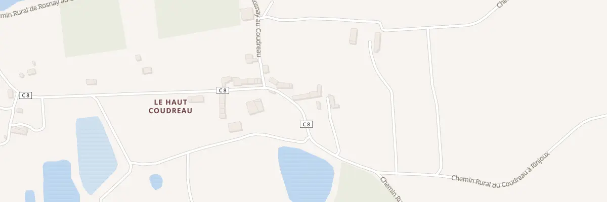 Plan du 33 Le Haut Coudreau à Rosnay