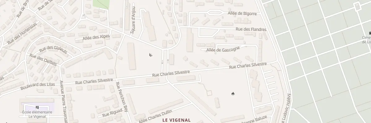 Plan du 30 Rue Charles Silvestre à Limoges