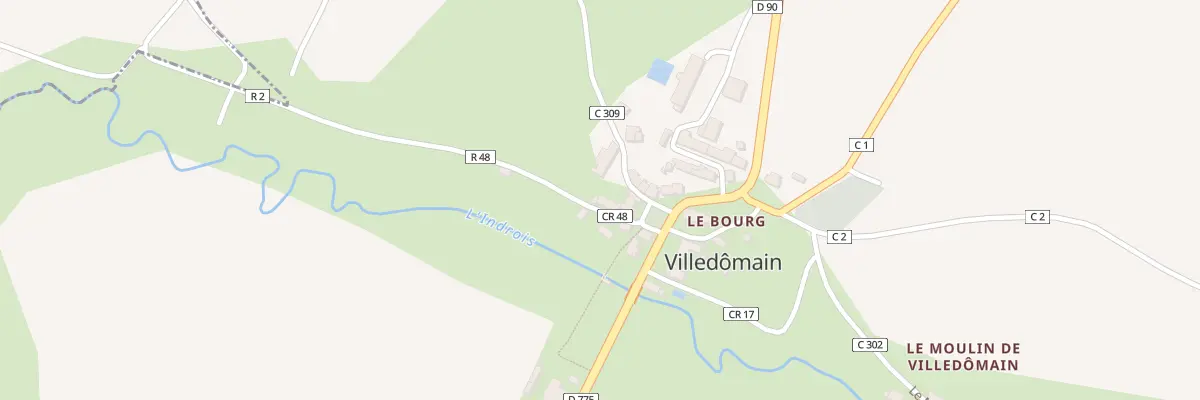Plan du 4 Che de la Forge à Villedômain