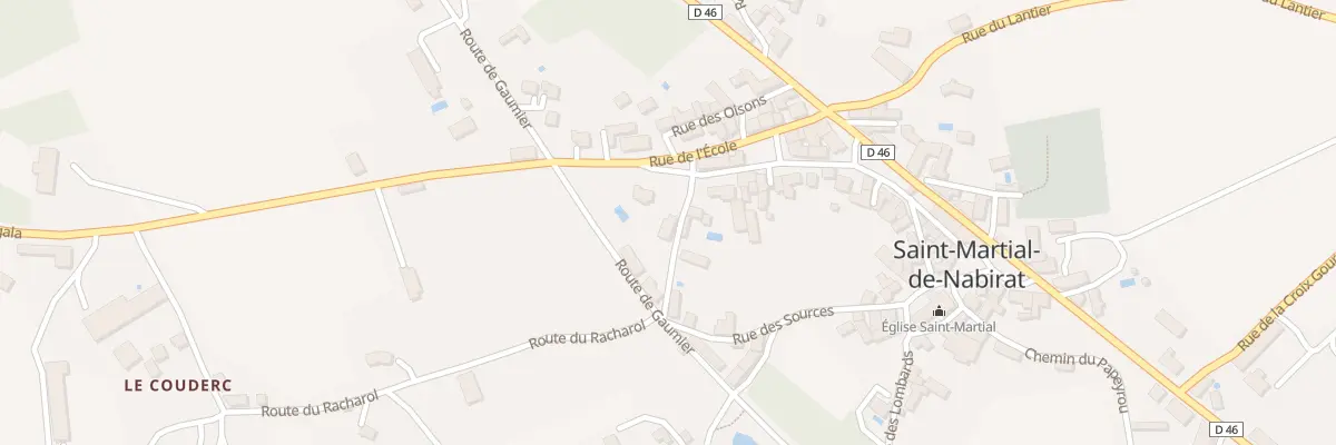 Plan du 2 Côte des Boulistes à Saint-Martial-de-Nabirat
