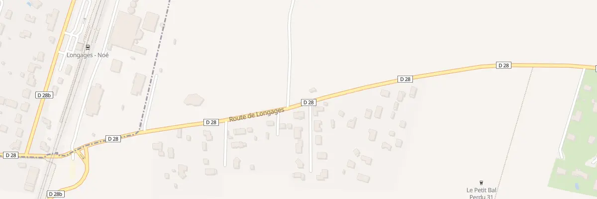 Plan du 108 Rte de Longages à Noé