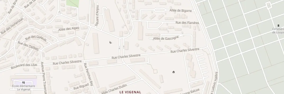 Plan du 28 Rue Charles Silvestre à Limoges