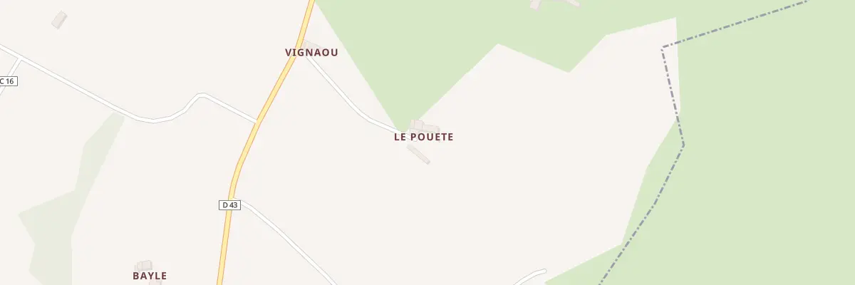 Plan du 42 La Graousso à Fornex