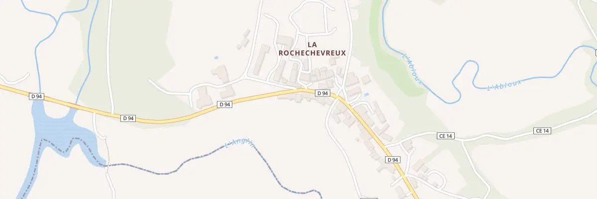 Plan du 29 La Rochechevreux à Prissac