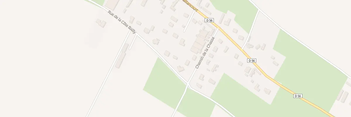 Plan du 1007 Rue de la Côte Bailly à Saint-Nicolas-d’Aliermont