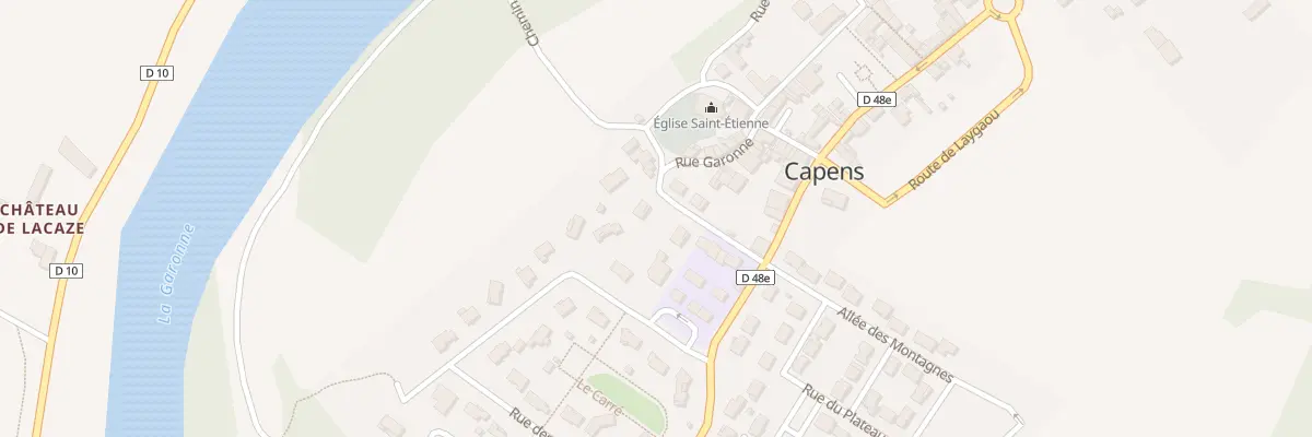 Plan du 18B Le Bousquet à Capens