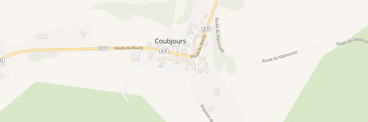 Plan du 2 Le Bourg à Coubjours