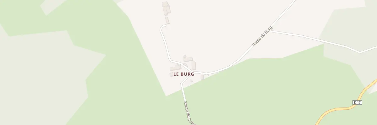 Plan du 1952 Rte Burg à Segonzac