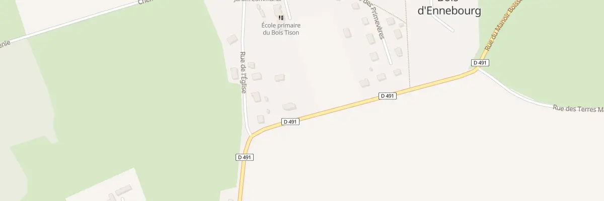 Plan du 44D Rue de l’Eglise à Bois-d’Ennebourg