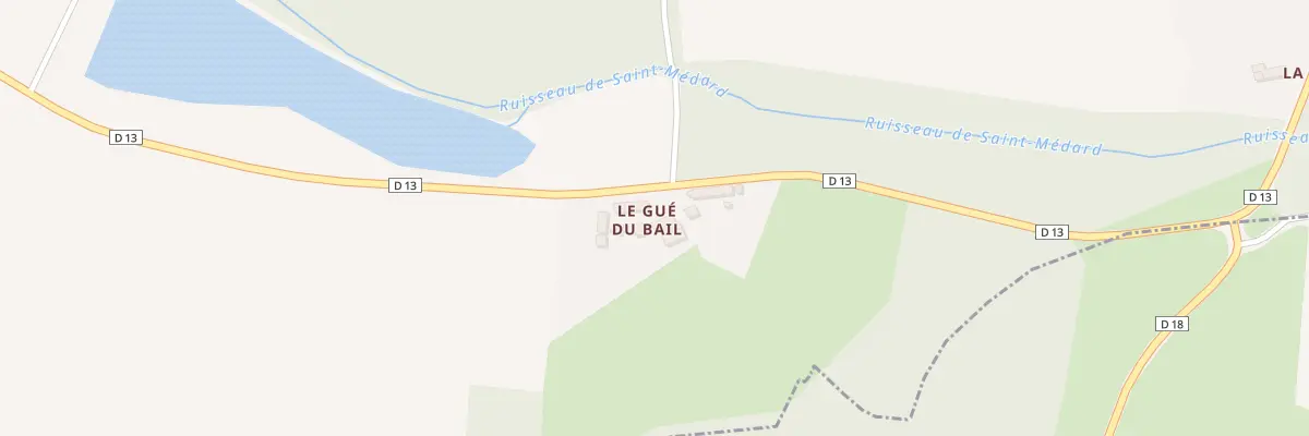 Plan du 5036 Le Gue du Bail à Saint-Médard