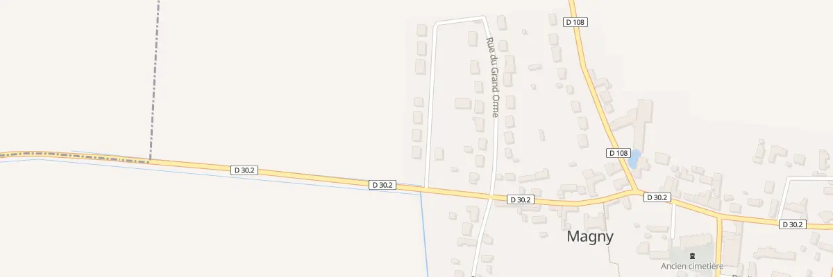 Plan du 3 Le Bois Gahot à Magny