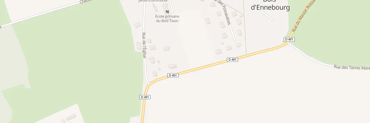 Plan du 44 Rue de l’Eglise à Bois-d’Ennebourg