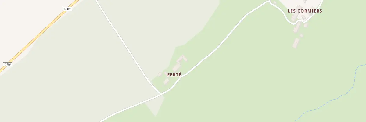 Plan du 322A Ferté à Orbigny