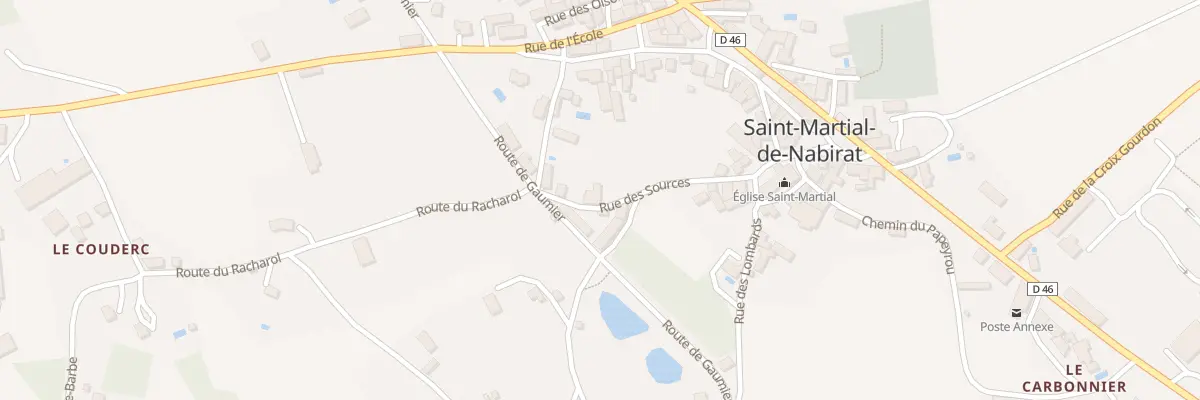 Plan du 8 Rue des Sources à Saint-Martial-de-Nabirat