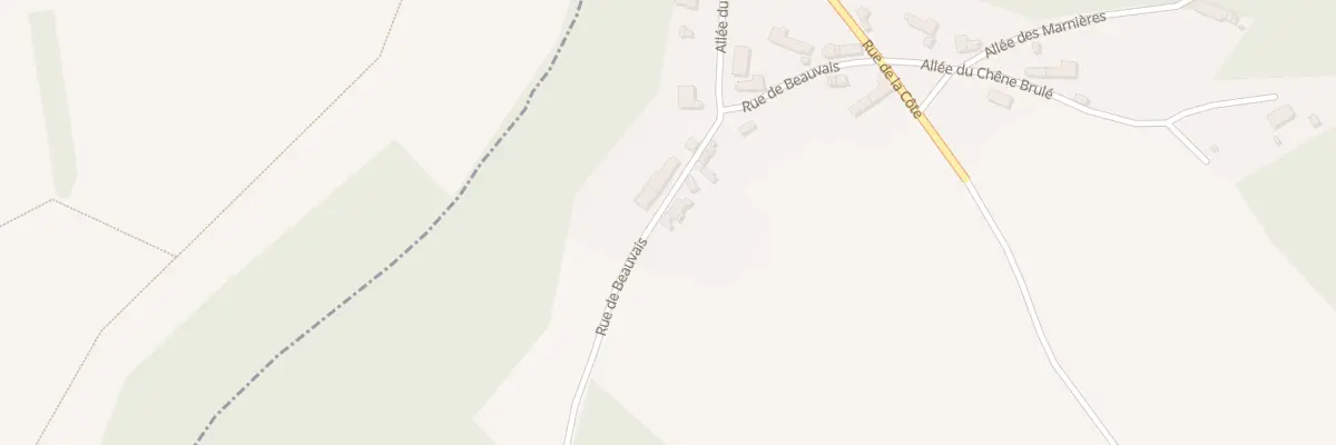 Plan du 12 Rue de Beauvais à Vievy-le-Rayé