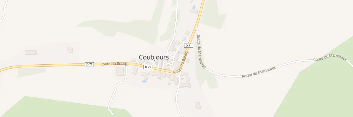 Plan du 11 Le Bourg à Coubjours