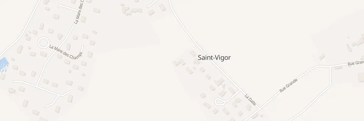 Plan du 8 Che de la Dalle à Saint-Vigor