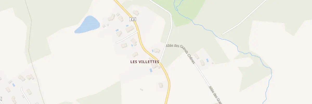 Plan du 50 All des Grands Chênes à Chaptelat