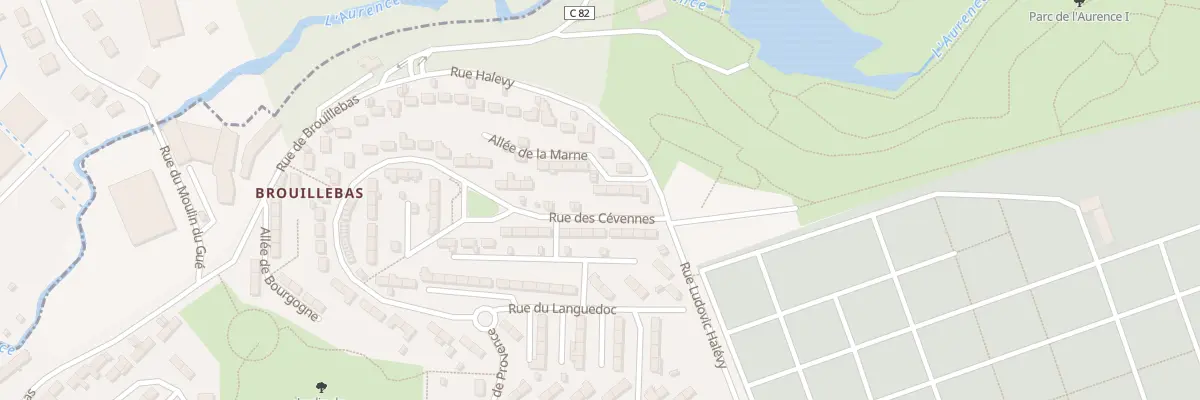 Plan du 8 Rue des Cévennes à Limoges