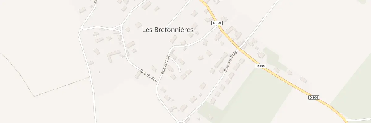 Plan du 1 Imp de la Prairie à Saulnières