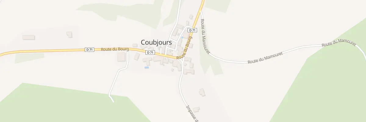 Plan du 7 Le Bourg à Coubjours