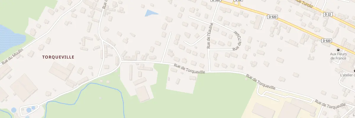 Plan du 20 Rue de Torqueville à Envermeu