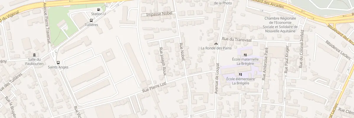 Plan du 31 Rue Nobel à Limoges