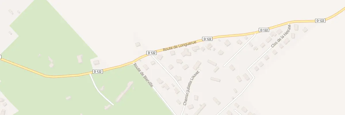 Plan du 578 Rte de Longuerue à Pierreval
